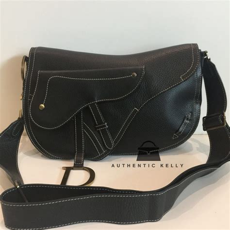 dior men's saddle bag black|christian dior crossbody bag men.